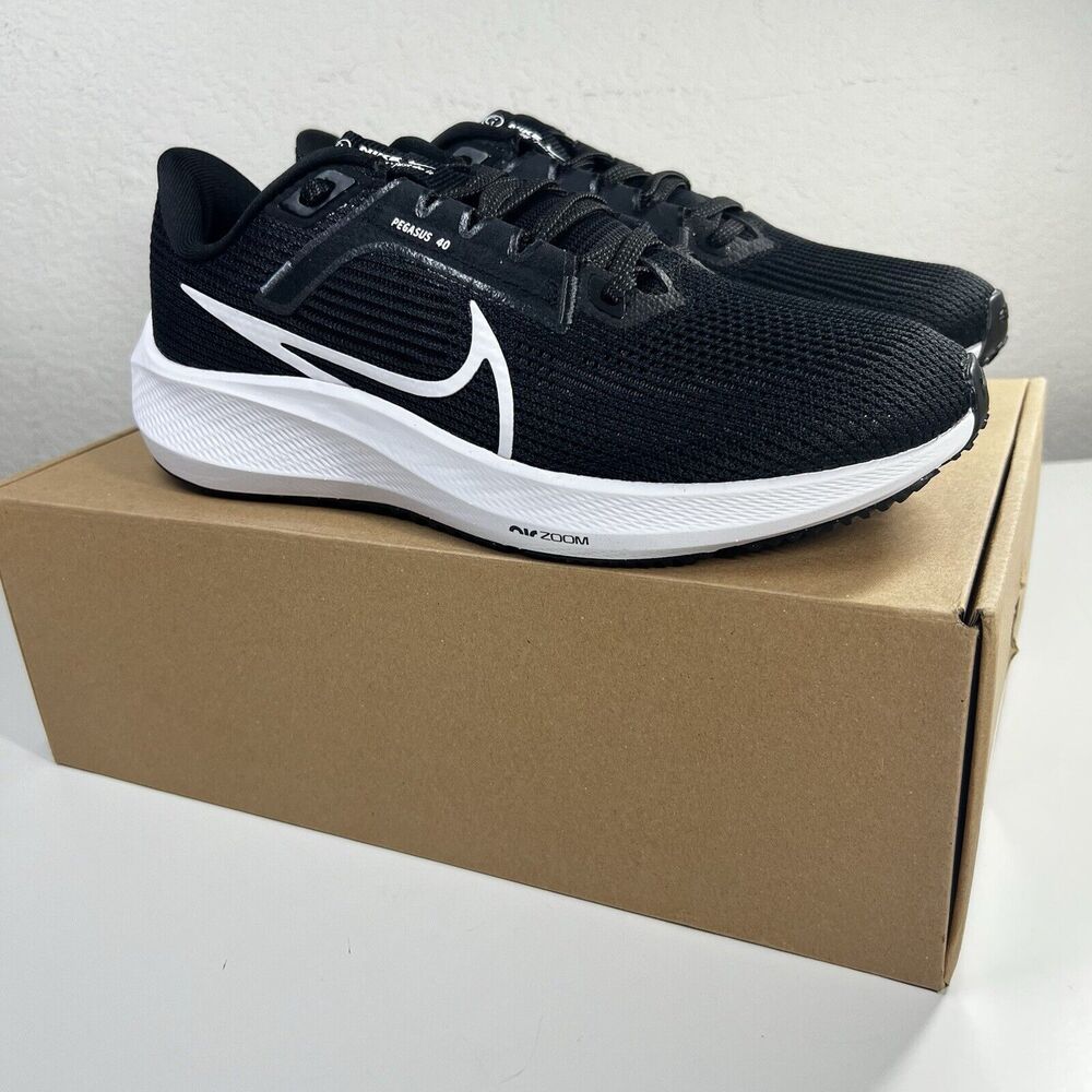 Nike Air Zoom Pegasus 40 10 Black White Women Running Shoes Sneaker DV3854-001